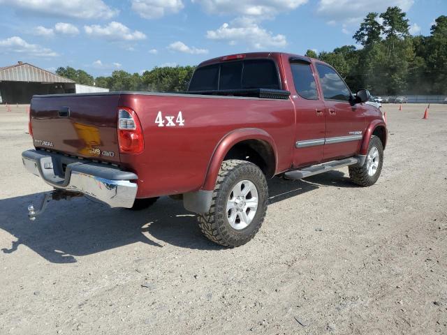 5TBBT44146S479824 - 2006 TOYOTA TUNDRA ACCESS CAB SR5 RED photo 3