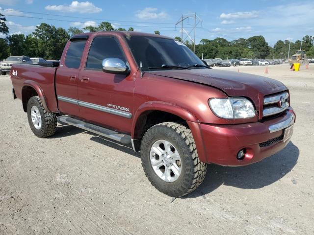 5TBBT44146S479824 - 2006 TOYOTA TUNDRA ACCESS CAB SR5 RED photo 4