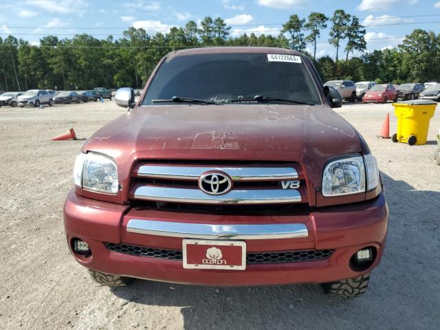 5TBBT44146S479824 - 2006 TOYOTA TUNDRA ACCESS CAB SR5 RED photo 5