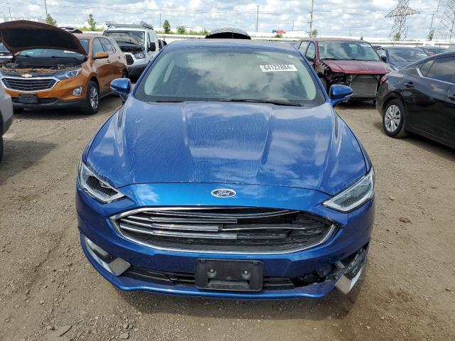 3FA6P0HD4HR241333 - 2017 FORD FUSION SE BLUE photo 5