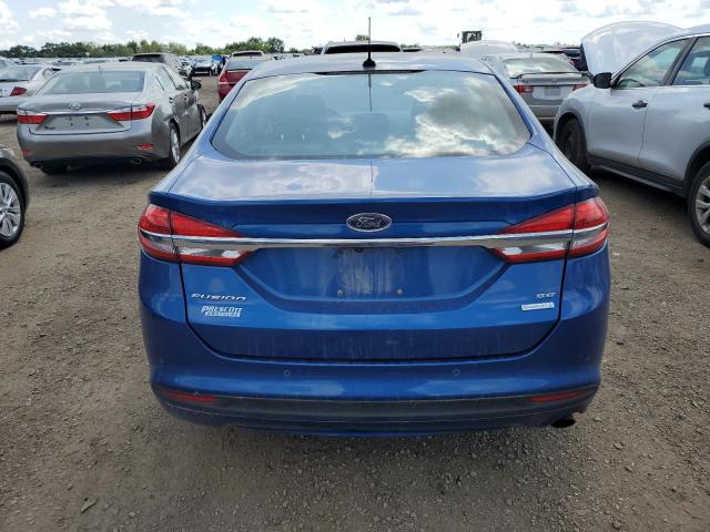 3FA6P0HD4HR241333 - 2017 FORD FUSION SE BLUE photo 6