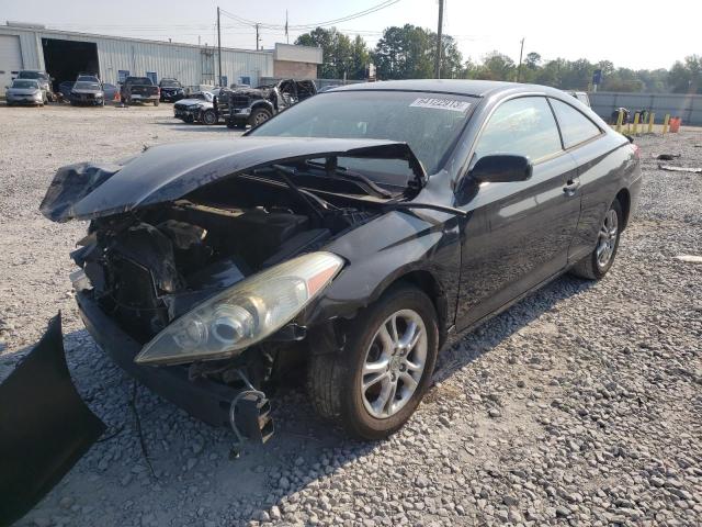 4T1CE30P17U761180 - 2007 TOYOTA CAMRY SOLA SE BLACK photo 1