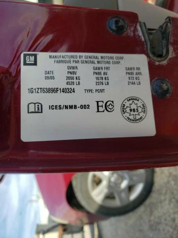 1G1ZT63896F140324 - 2006 CHEVROLET MALIBU MAXX LT RED photo 12