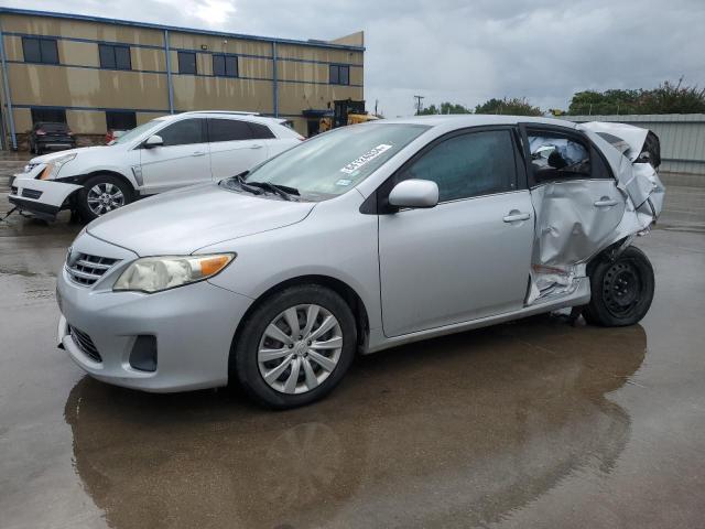 5YFBU4EE8DP136154 - 2013 TOYOTA COROLLA BASE SILVER photo 1