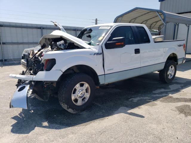 1FTFX1ET6EKF55481 - 2014 FORD F150 SUPER CAB WHITE photo 1