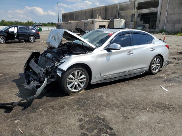 JN1BV7AR0EM704976 - 2014 INFINITI Q50 BASE SILVER photo 1