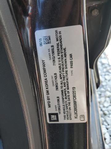 KL8CB6S99FC802519 - 2015 CHEVROLET SPARK LS 黑色 照片 12