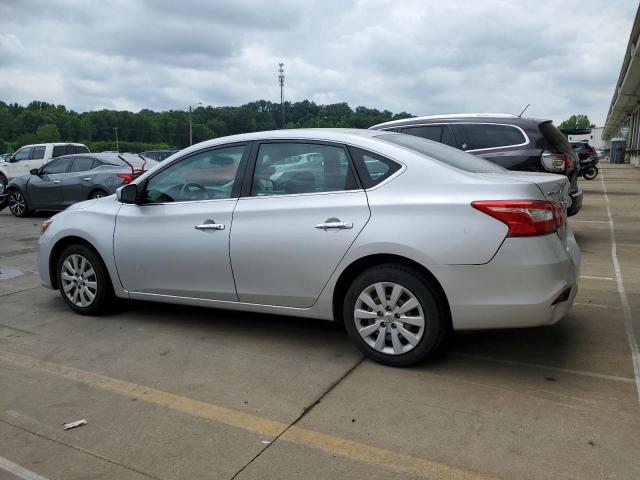 3N1AB7AP3KY310853 - 2019 NISSAN SENTRA S 银色 照片 2