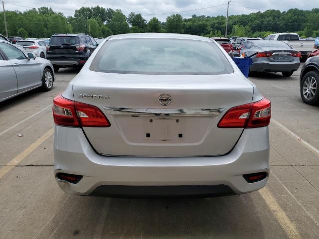 3N1AB7AP3KY310853 - 2019 NISSAN SENTRA S 银色 照片 6