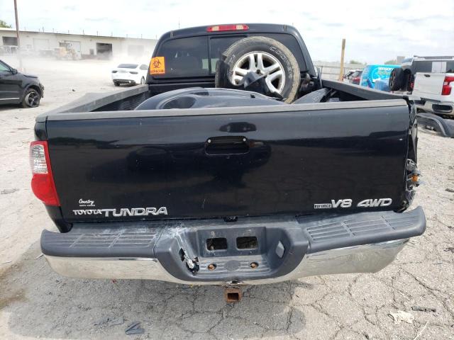 5TBBT44145S468742 - 2005 TOYOTA TUNDRA ACCESS CAB SR5 BLACK photo 6