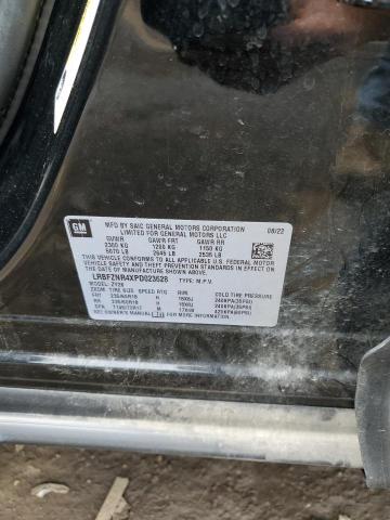 LRBFZNR4XPD023628 - 2023 BUICK ENVISION ESSENCE შავი ფოტო 12