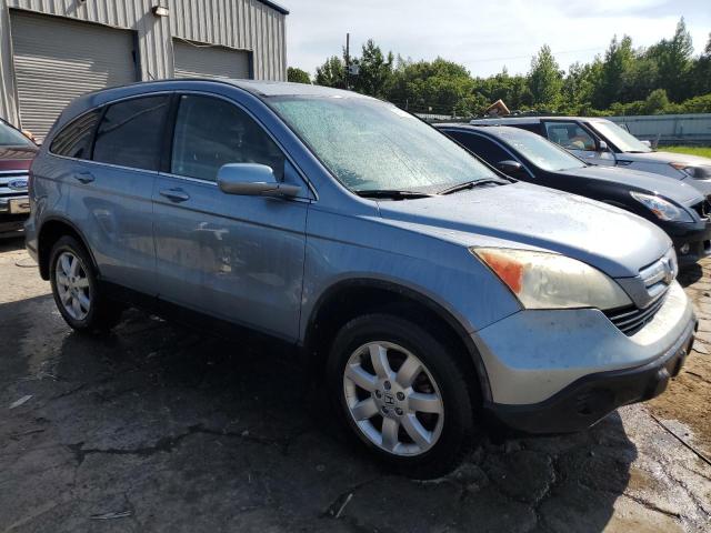 5J6RE38738L009193 - 2008 HONDA CR-V EXL BLUE photo 4