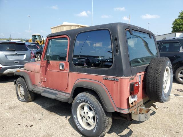 2BCCZ8142HB527889 - 1987 JEEP WRANGLER LAREDO RED photo 2