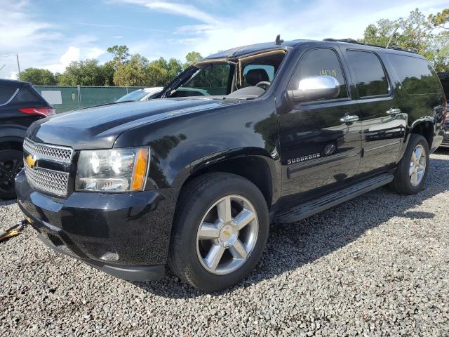 1GNSCJE09DR338486 - 2013 CHEVROLET SUBURBAN C1500 LT BLACK photo 1