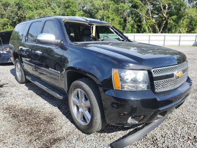 1GNSCJE09DR338486 - 2013 CHEVROLET SUBURBAN C1500 LT BLACK photo 4