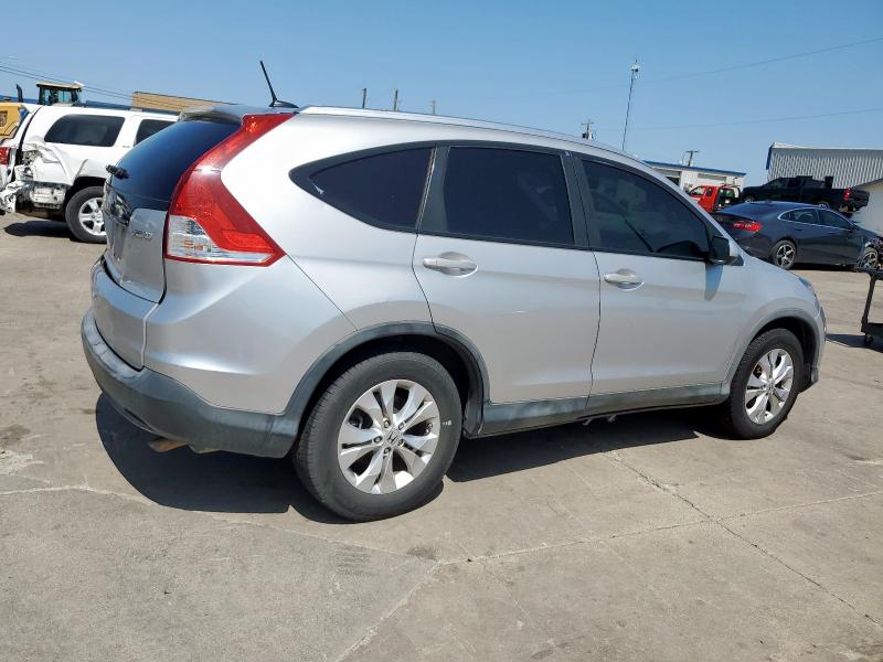 JHLRM4H70CC013020 - 2012 HONDA CR-V EXL SILVER photo 3