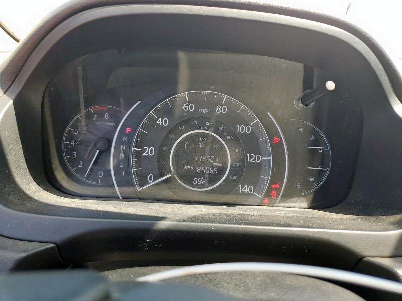 JHLRM4H70CC013020 - 2012 HONDA CR-V EXL SILVER photo 9