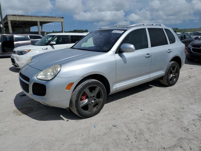 WP1AC29P85LA91577 - 2005 PORSCHE CAYENNE TURBO SILVER photo 1