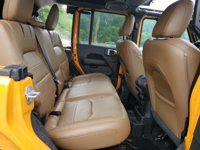 1C4JJXP69MW642871 - 2021 JEEP WRANGLER U SAHARA 4XE YELLOW photo 11