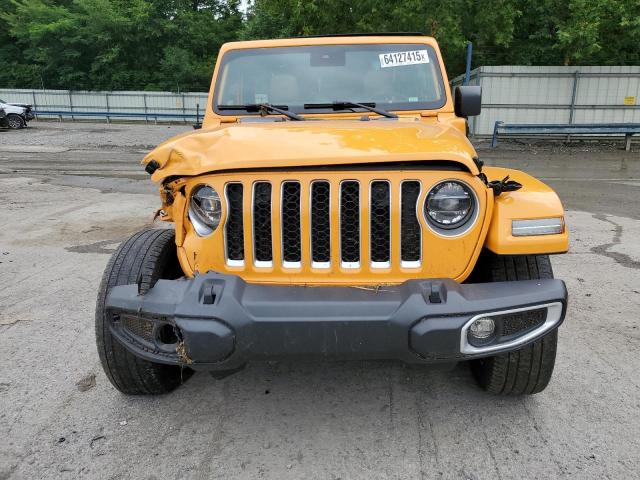 1C4JJXP69MW642871 - 2021 JEEP WRANGLER U SAHARA 4XE YELLOW photo 5