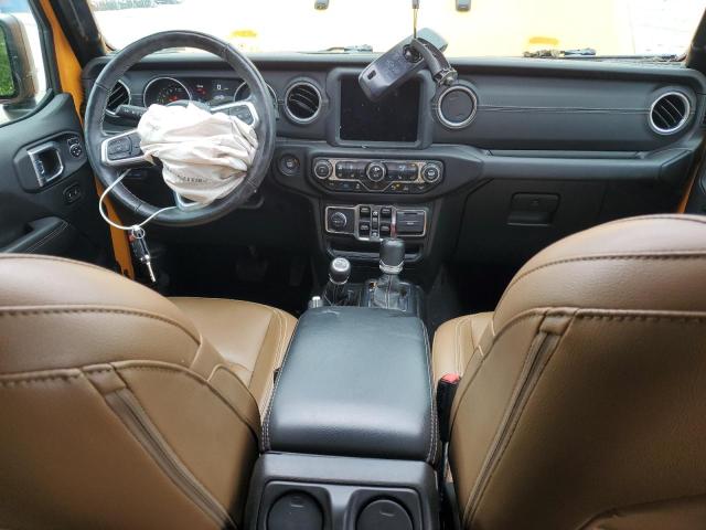 1C4JJXP69MW642871 - 2021 JEEP WRANGLER U SAHARA 4XE YELLOW photo 8