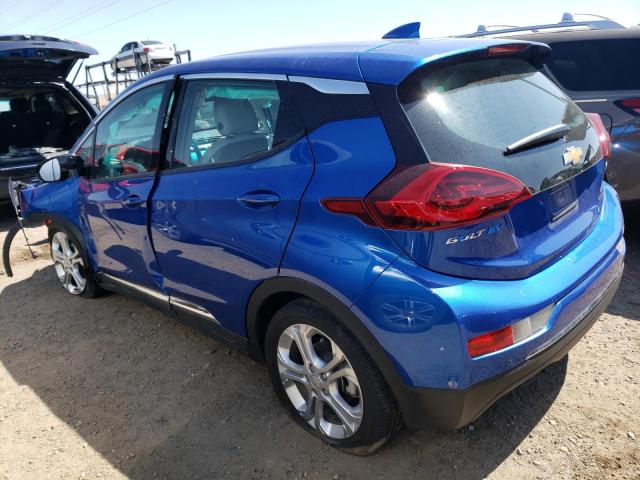 1G1FY6S02M4114513 - 2021 CHEVROLET BOLT EV LT BLUE photo 2