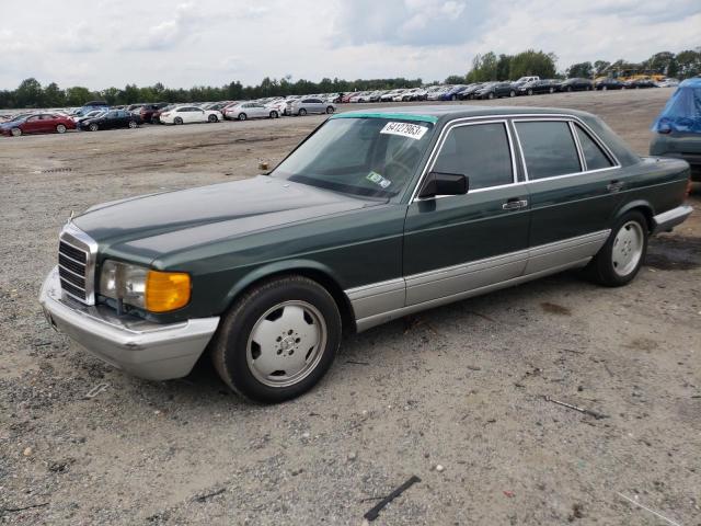 WDBCA35D3HA354283 - 1987 MERCEDES-BENZ 420 SEL GREEN photo 1