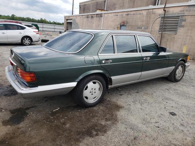 WDBCA35D3HA354283 - 1987 MERCEDES-BENZ 420 SEL GREEN photo 3