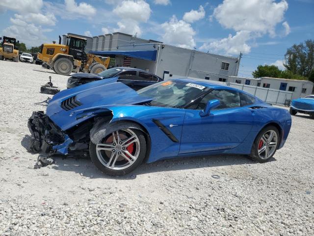 1G1YB2D79G5118053 - 2016 CHEVROLET CORVETTE STINGRAY 1LT BLUE photo 1
