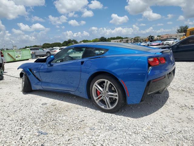 1G1YB2D79G5118053 - 2016 CHEVROLET CORVETTE STINGRAY 1LT BLUE photo 2