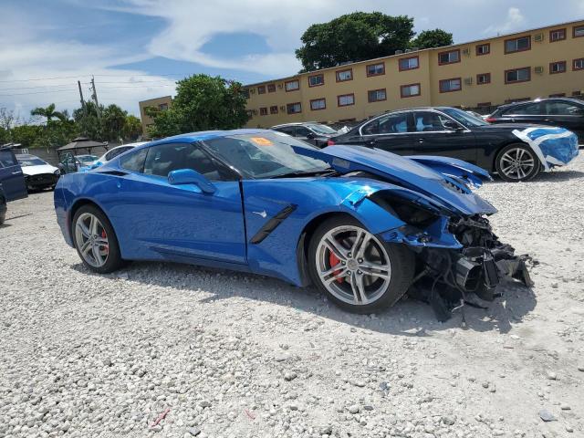 1G1YB2D79G5118053 - 2016 CHEVROLET CORVETTE STINGRAY 1LT BLUE photo 4