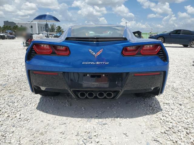 1G1YB2D79G5118053 - 2016 CHEVROLET CORVETTE STINGRAY 1LT BLUE photo 6