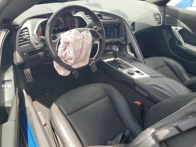 1G1YB2D79G5118053 - 2016 CHEVROLET CORVETTE STINGRAY 1LT BLUE photo 8
