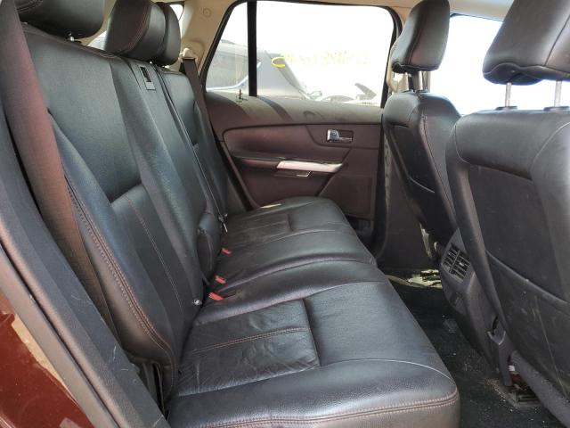 2FMDK4JC3CBA41328 - 2012 FORD EDGE SEL MAROON photo 10