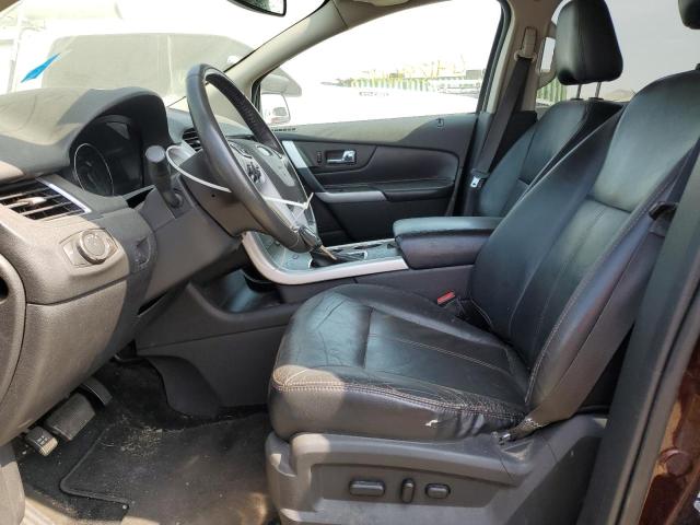 2FMDK4JC3CBA41328 - 2012 FORD EDGE SEL MAROON photo 7