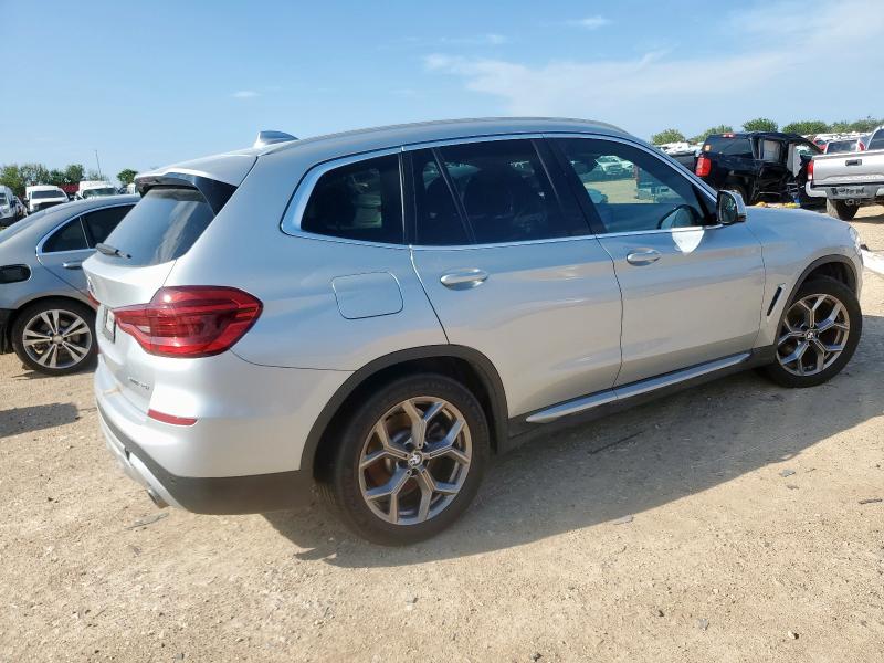 5UXTY5C09M9F59807 - 2021 BMW X3 XDRIVE30I SILVER photo 3