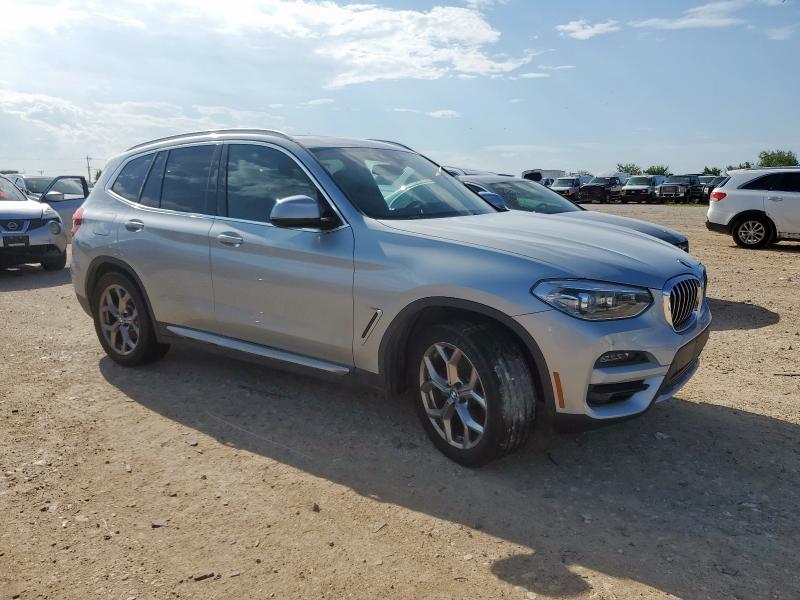 5UXTY5C09M9F59807 - 2021 BMW X3 XDRIVE30I SILVER photo 4