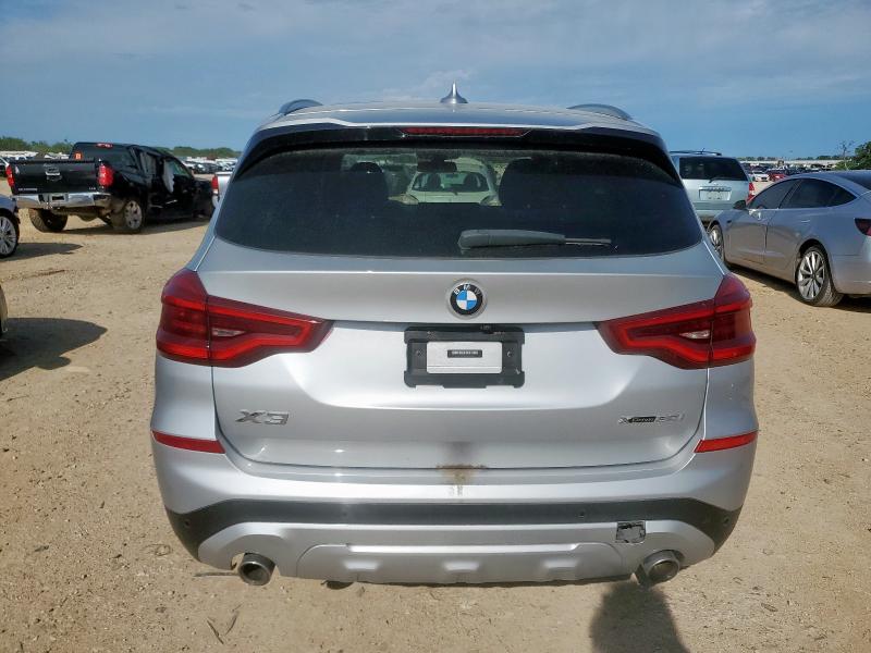 5UXTY5C09M9F59807 - 2021 BMW X3 XDRIVE30I SILVER photo 6