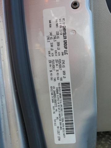 2A4RR8DG1BR607272 - 2011 CHRYSLER TOWN & COU TOURING L SILVER photo 13