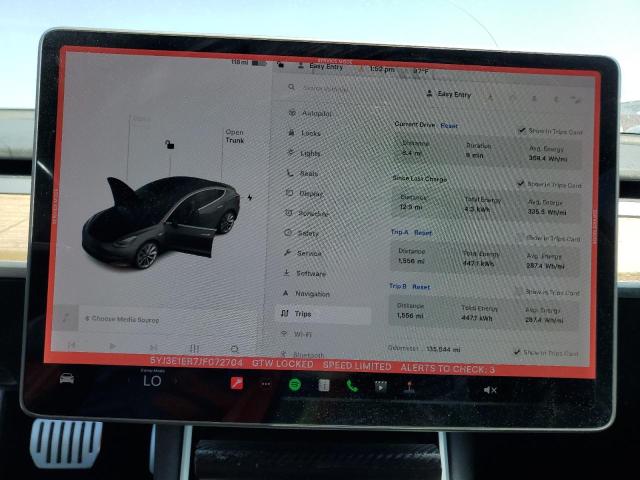 5YJ3E1EB7JF072704 - 2018 TESLA MODEL 3 WHITE photo 9