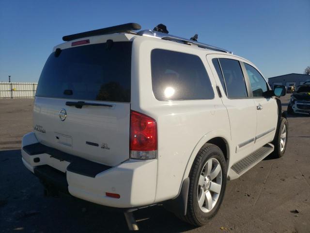 5N1BA0NCXCN612590 - 2012 NISSAN ARMADA SV WHITE photo 4