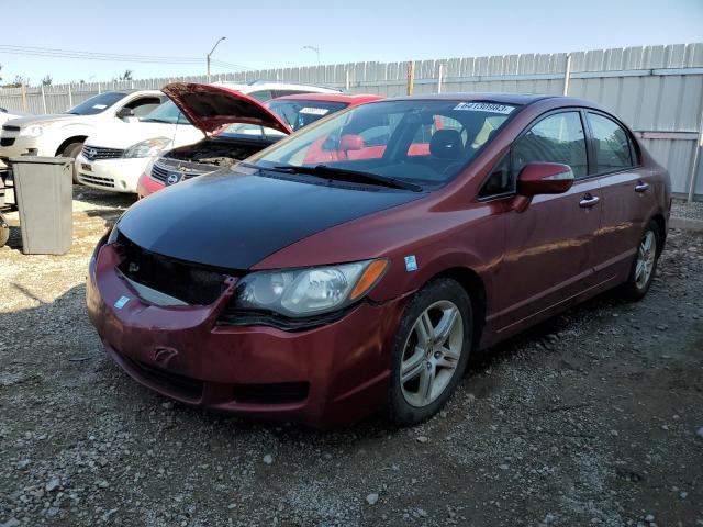 2HHFD56746H201059 - 2006 ACURA CSX PREMIUM RED photo 1