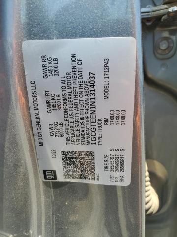 1GCGTEEN1N1314037 - 2022 CHEVROLET COLORADO ZR2 GRAY photo 13