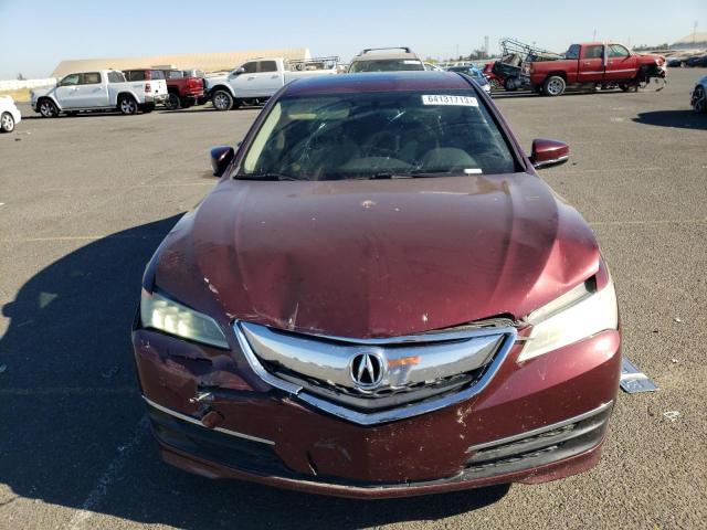 19UUB1F36FA012614 - 2015 ACURA TLX BURGUNDY photo 5