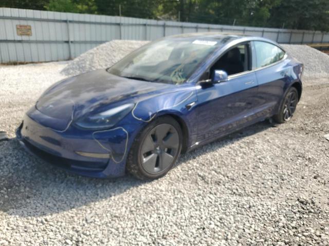 5YJ3E1EA9PF455916 - 2023 TESLA MODEL 3 BLUE photo 1