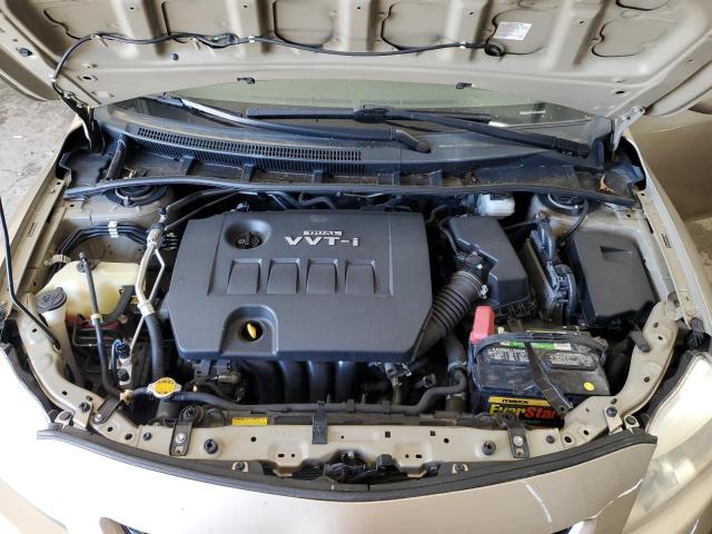 2T1BU4EE3AC517504 - 2010 TOYOTA COROLLA BASE BEIGE photo 11