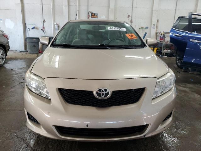 2T1BU4EE3AC517504 - 2010 TOYOTA COROLLA BASE BEIGE photo 5