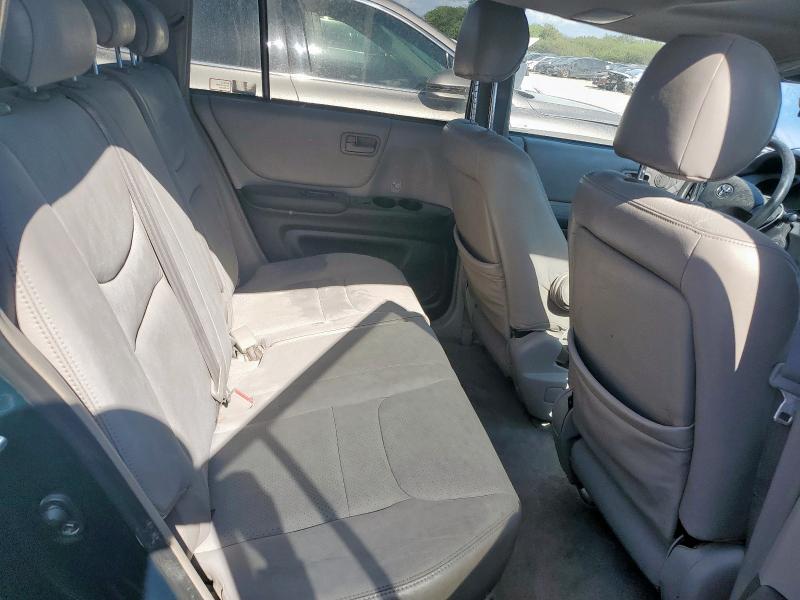 JTEHF21A610010341 - 2001 TOYOTA HIGHLANDER GREEN photo 11