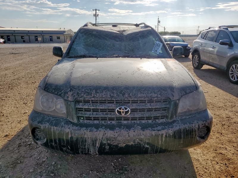 JTEHF21A610010341 - 2001 TOYOTA HIGHLANDER GREEN photo 5