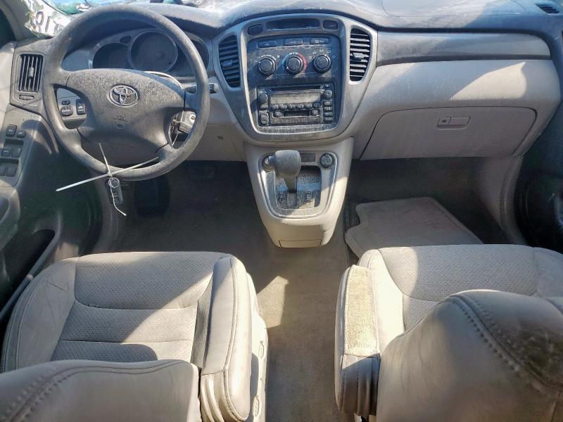 JTEHF21A610010341 - 2001 TOYOTA HIGHLANDER GREEN photo 8